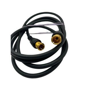High-Quality Coaxial Cable With Gold-Plated Connectors - 48 Inches Long 48c